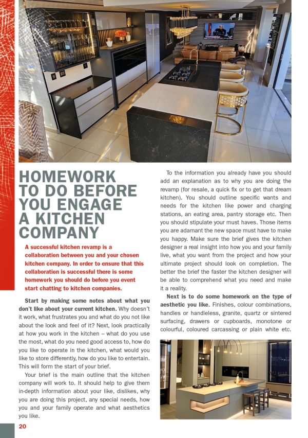 Homework To Do Before You Engage a Kitchen Company