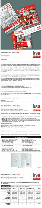 Bookings open for the KSA 2017 Consumer Guide