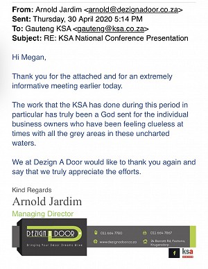 KSA get phenomenal feedback after their COVID-19 industry online conference