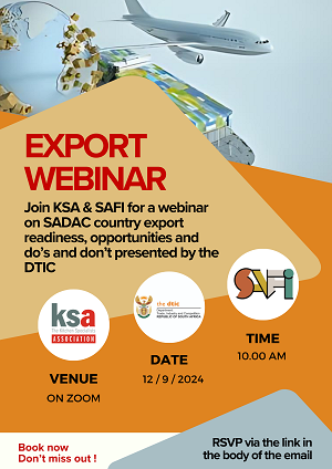 KSA/SAFI export seminar with the DTIC