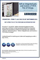 Liebherr's exclusive offer to the kitchen industry