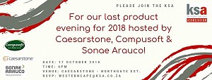 Join KSA CT for their last product networking event of 2018