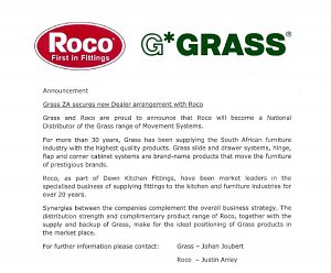 Grass and Roco announce a new partnership